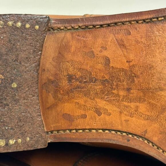 RARE Crockett & Jones x Polo Ralph Lauren Brown Oxford VGUC Made in England 8 D main image 8